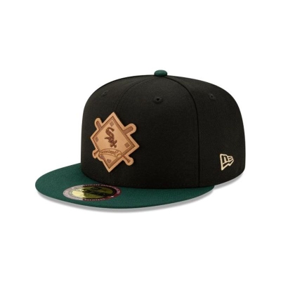 Sapca New Era Chicago White Sox MLB Debossed 59FIFTY Fitted - Negrii